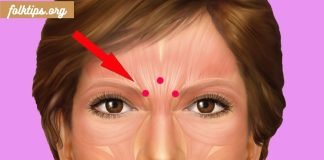 აწიეთ წარბები და მოიშორეთ ნაოჭები შუბლზე.