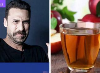 ვაშლის სიდრი ძმარი ოფლის სუნის მოსაშორებლად