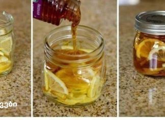 ლიმონი, ჯანჯაფილი და თაფლი ქილაში, ებრძოლეთ ბაქტერიებს და ინფექციებს.