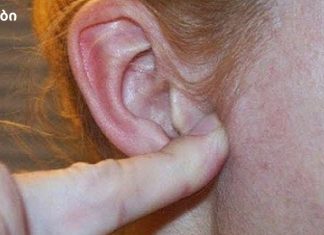 ჩვენ ვიკლებთ წონაში ამ წერტილზე ყურთან ახლოს დაჭერით