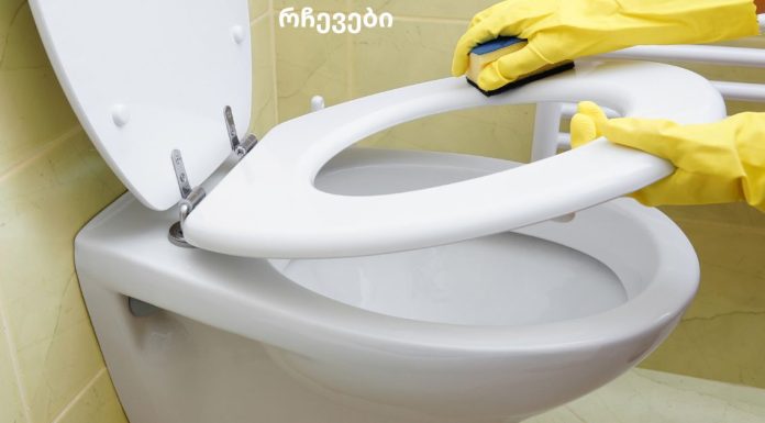 ნატურალური 2 ინგრედიენტიანი რეცეპტი მბზინავი ტუალეტისთვის