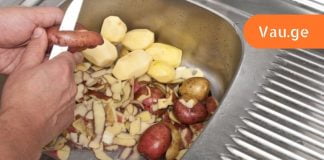 არ უნდა გადაყაროთ კარტოფილის კანი,ნახეთ როგორ გამოვიყენოთ .