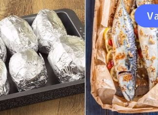 “თუ თქვენ იყენებთ ალუმინის ფოლგას გამოცხობისას, შეწყვიტეთ ახლავე!” სასწრაფოდ გაჩერდი.