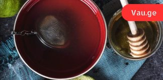 „1 კოვზი საკმარისია! 5 წუთის შემდეგ ყველაფერი ზედმეტისგან გათავისუფლდებით.